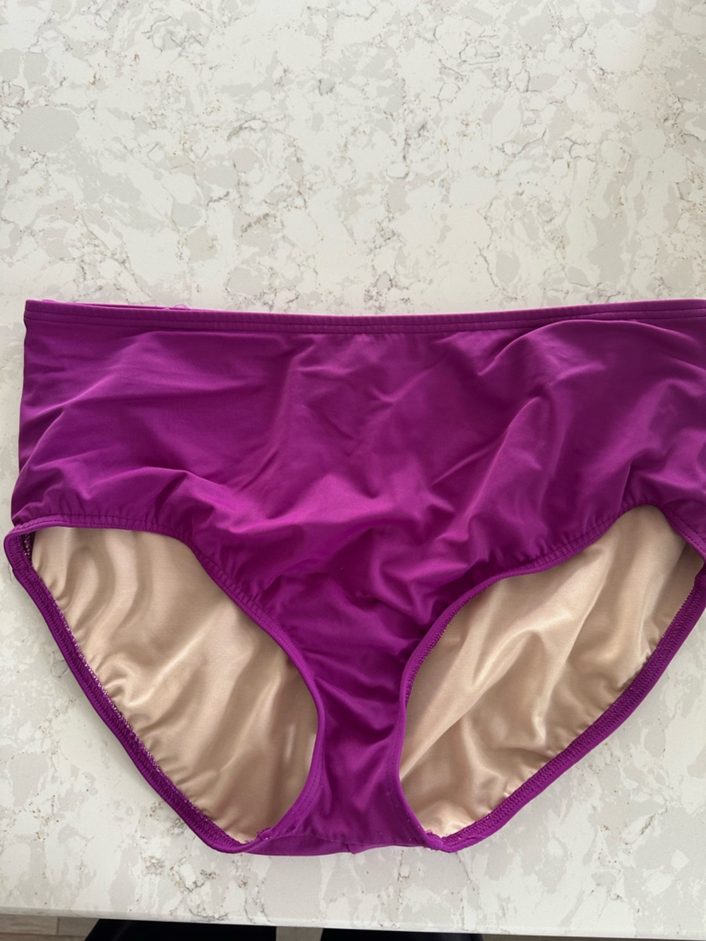 NWOT Land’s End Women's Purple Bikini Bottoms Size-16